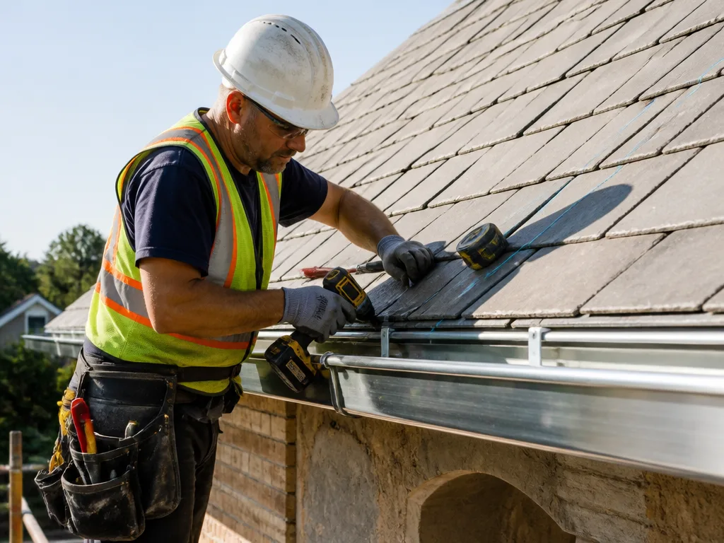 Aluminum Gutter Installation