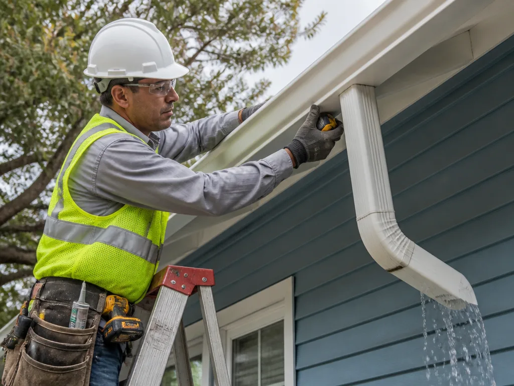 Vinyl Gutter Installation